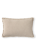 Handloom Rectangular Cushion Beige
