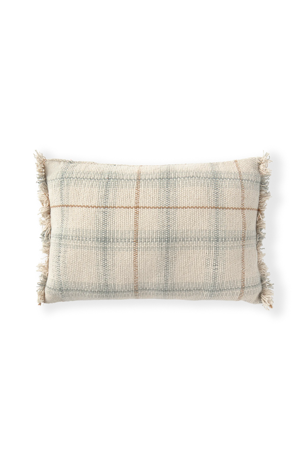 HANDLOOM CUSHION BLUE SAGE