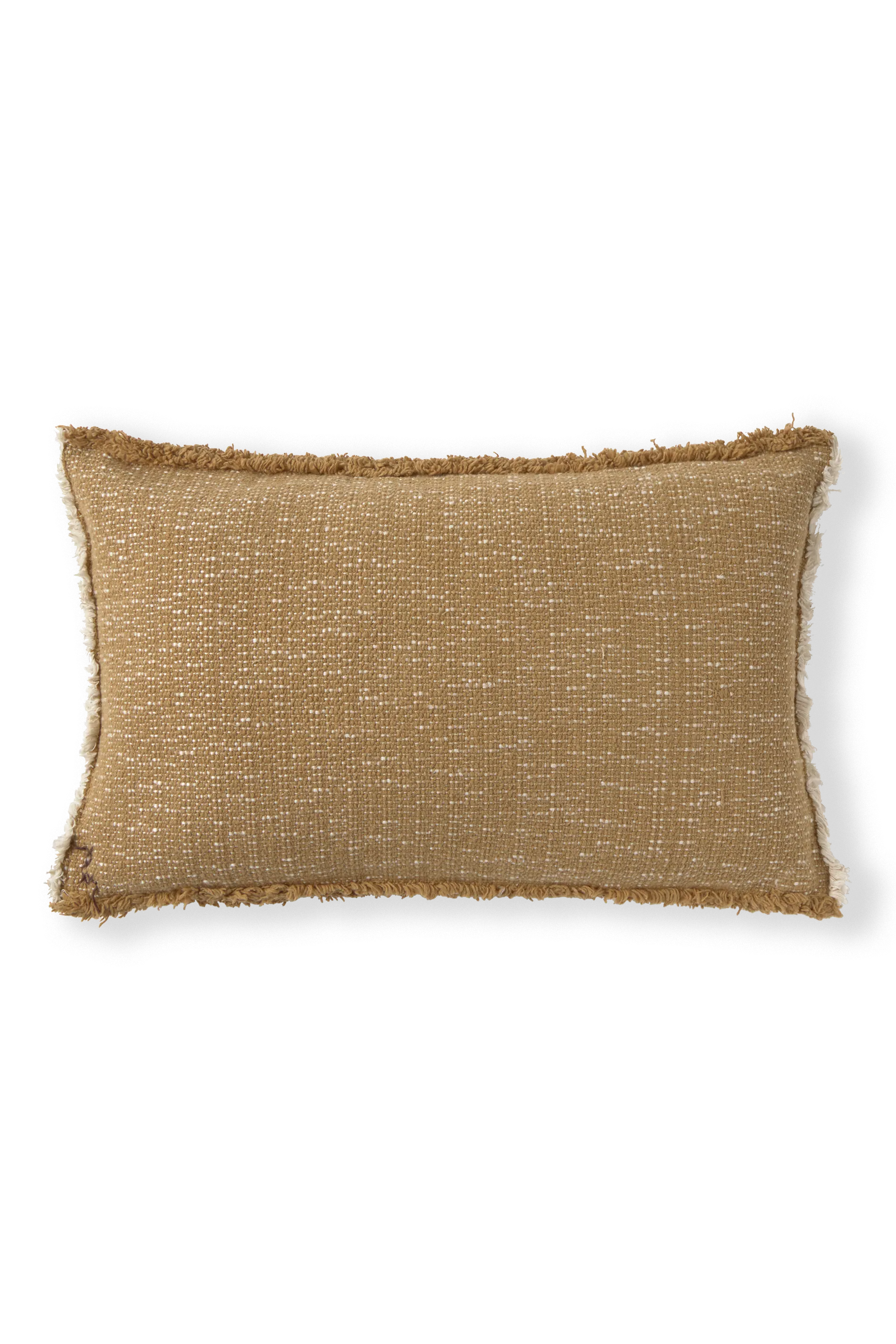 Handloom Rectangular Cushion Ochre