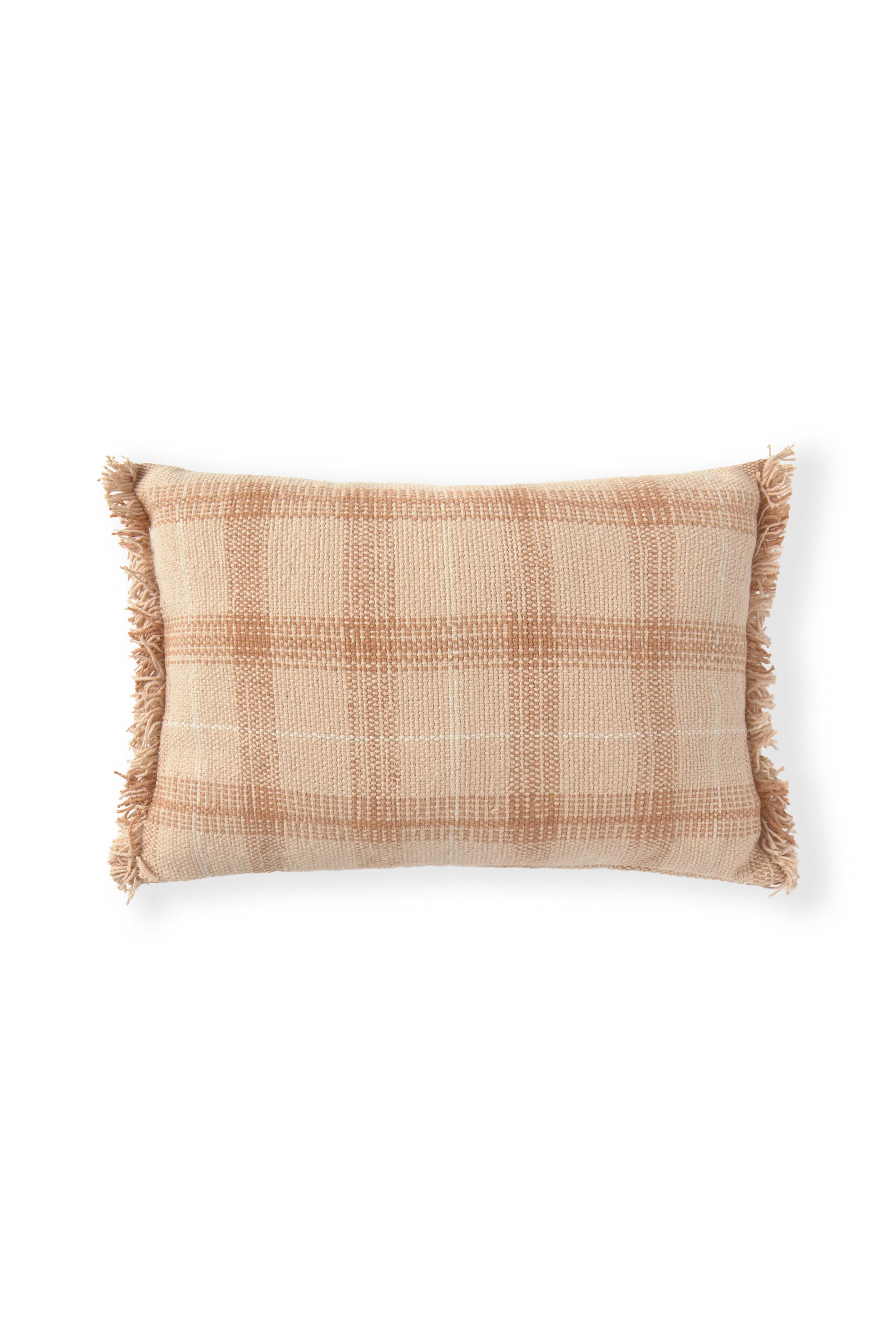 HANDLOOM CUSHION ROSE