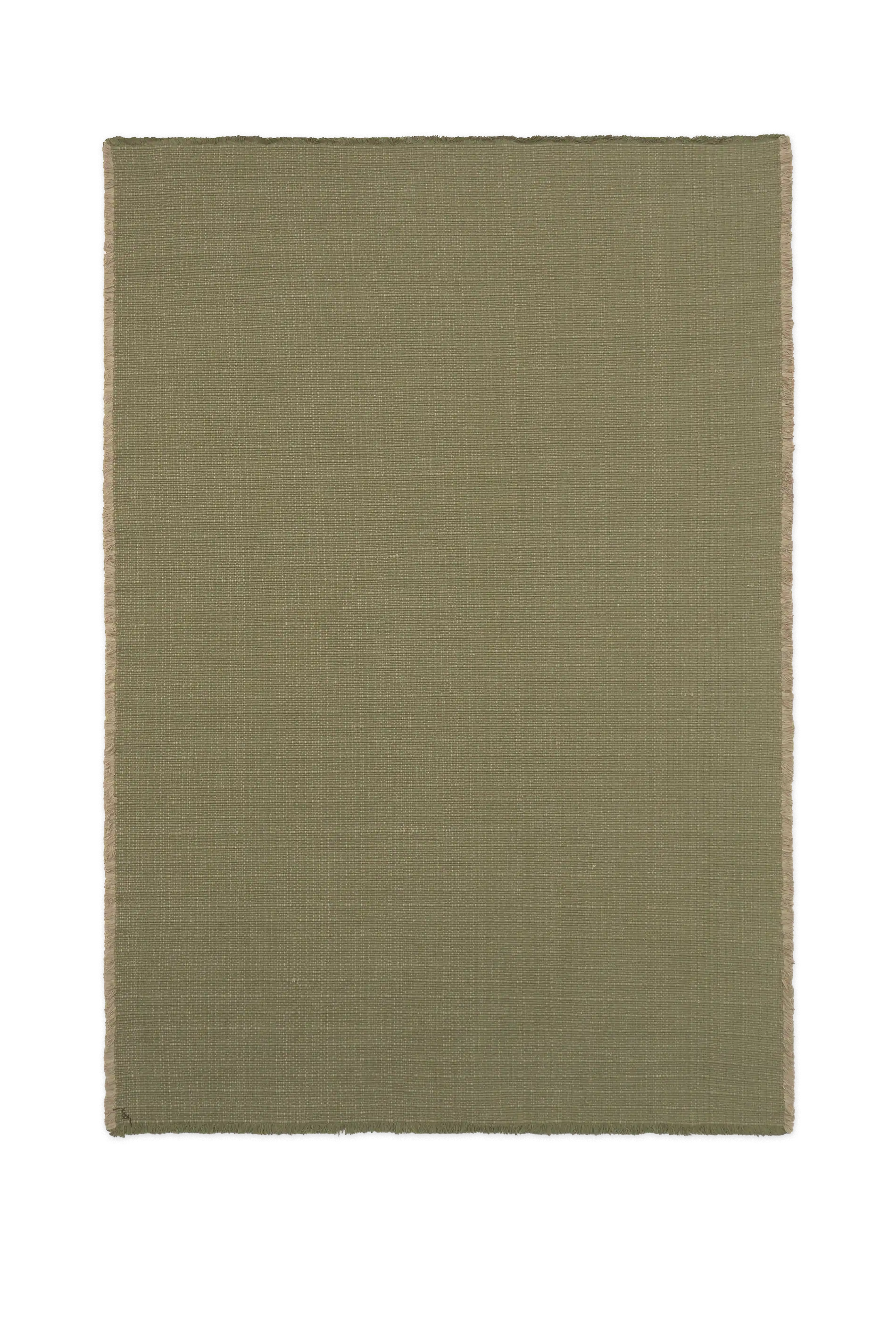 Handloom Area Rug  Kaki