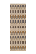 HANDLOOM RUNNER RUG INTERSECTING NATURAL