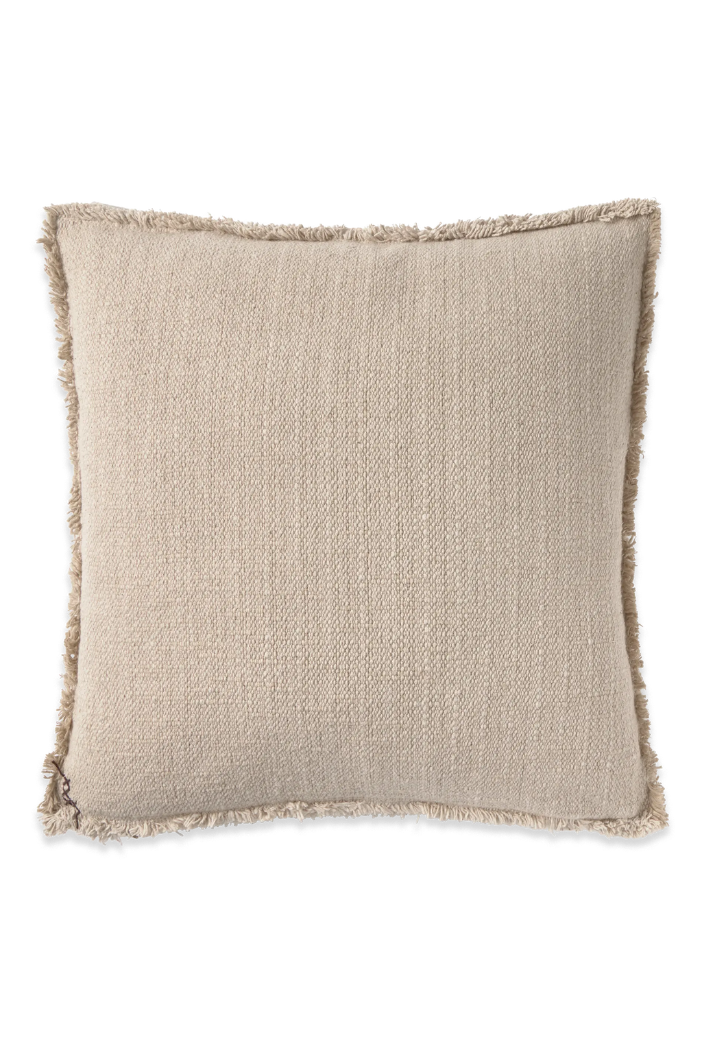 Handloom Square Cushion Beige