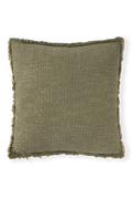 Handloom Square Cushion Kaki