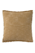 Handloom Square Cushion Ochre
