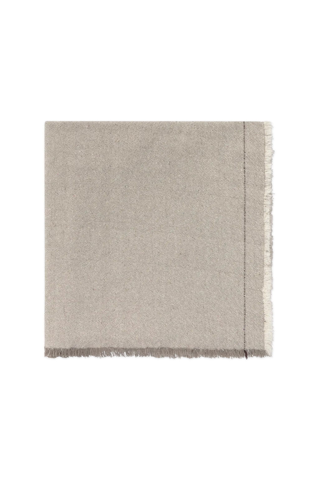 HANDLOOM TABLECLOTH GREIGE