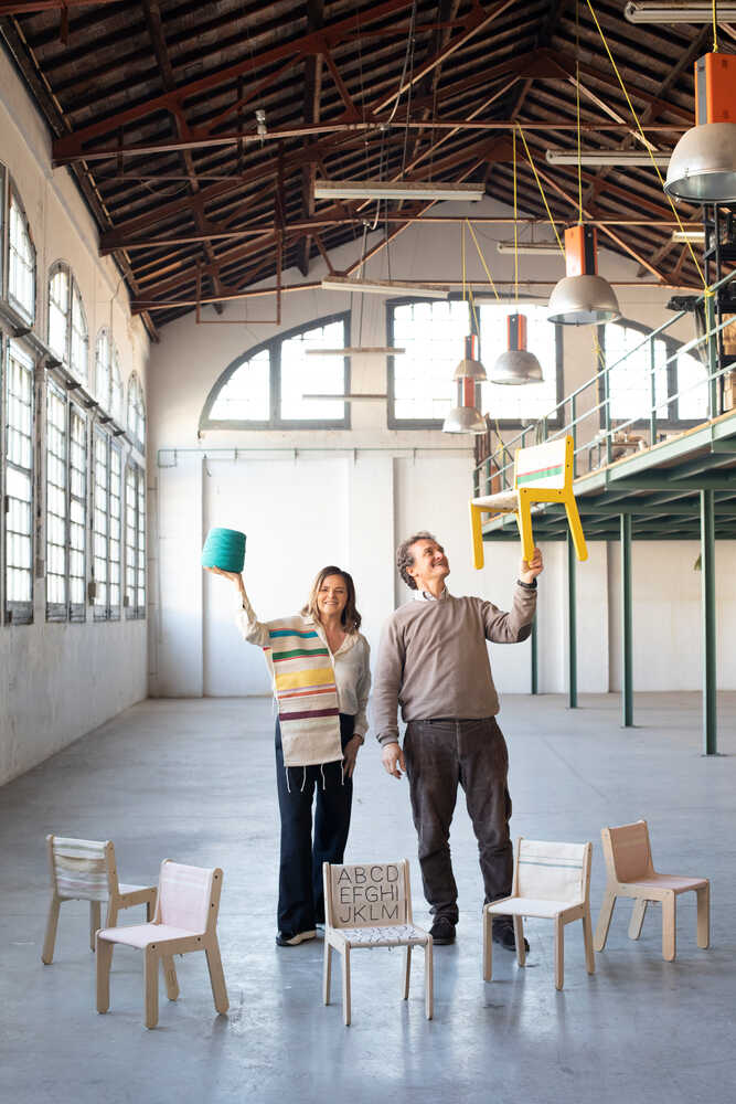 KID'S CHAIR KAAROL EARTH CANVAS-Chairs-Lorena Canals-3