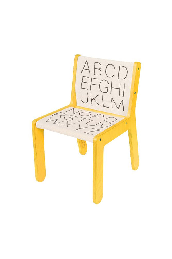 KID'S CHAIR SILLITA ABC - YELLOW-Chairs-By Lorena Canals-1