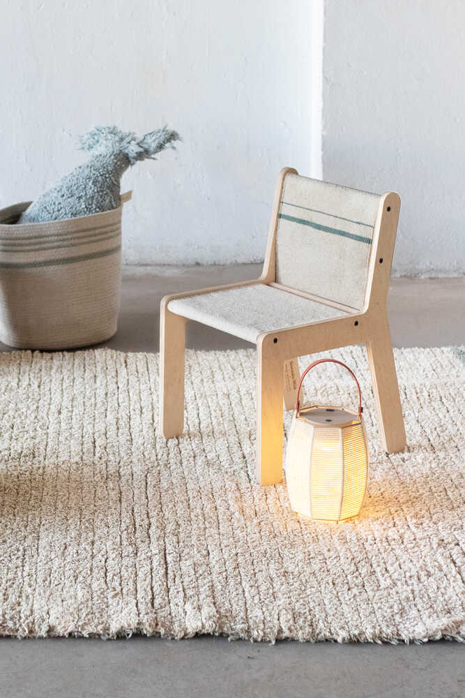 KID'S CHAIR VINTAGE BLUE CANVAS-Chairs-Lorena Canals-5