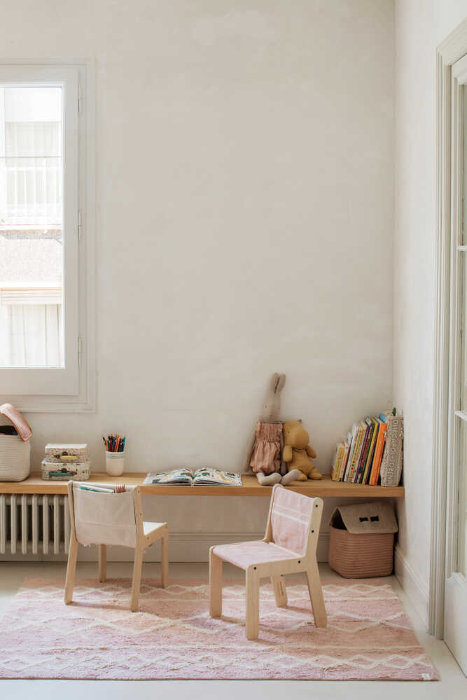 KID'S CHAIR VINTAGE NUDE CANVAS-Chairs-Lorena Canals-4