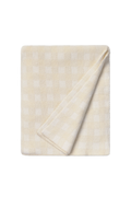 KNITTED BLANKET VICHY IVORY