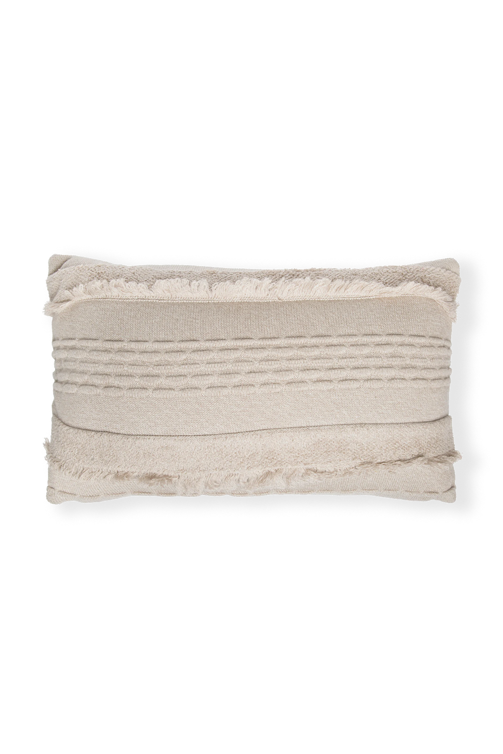 KNITTED CUSHION AIR DUNE WHITE