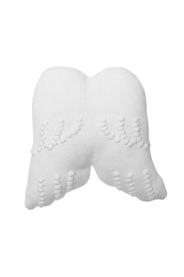 KNITTED CUSHION ANGEL WINGS-Throw Pillows-By Lorena Canals-1