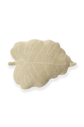 KNITTED CUSHION BABY LEAF OLIVE