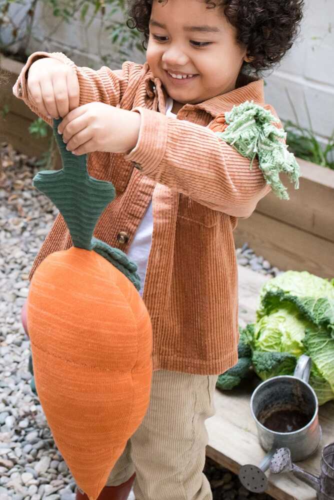 KNITTED CUSHION CATHY THE CARROT-Throw Pillows-Lorena Canals-6