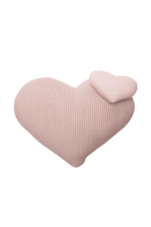 KNITTED CUSHION LOVE-Throw Pillows-Lorena Canals-1