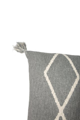 KNITTED CUSHION OASIS GREY-Throw Pillows-Lorena Canals-7