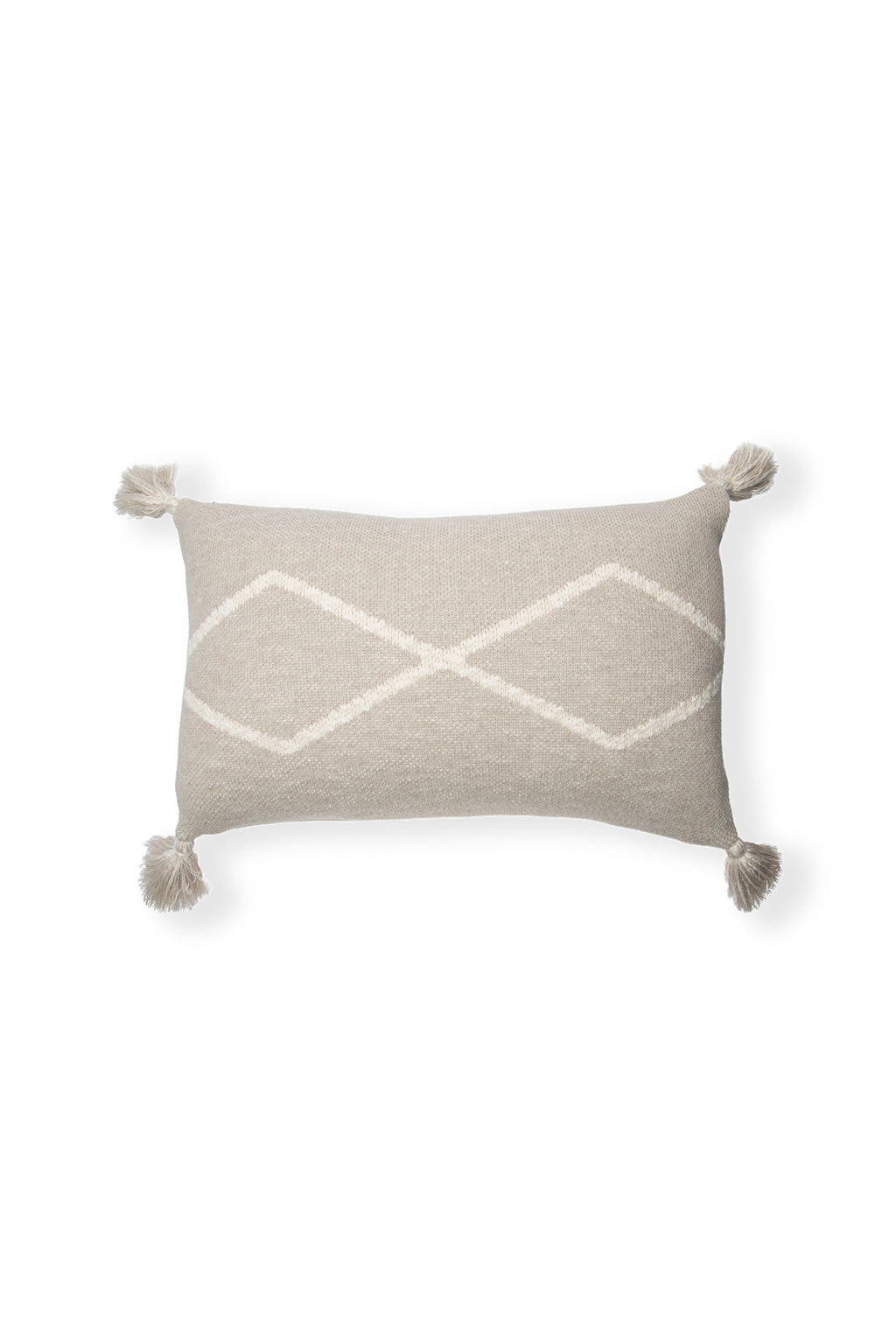 KNITTED CUSHION OASIS SOFT LINEN