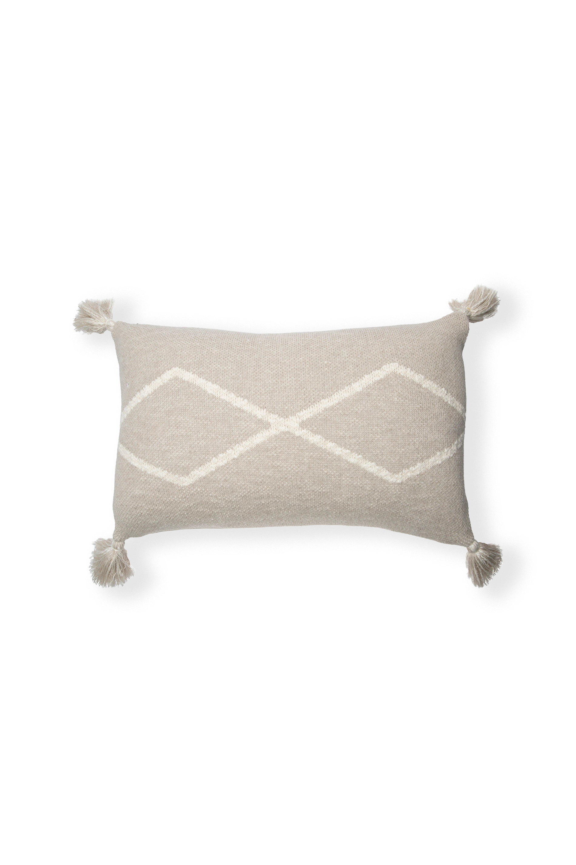 KNITTED CUSHION OASIS SOFT LINEN