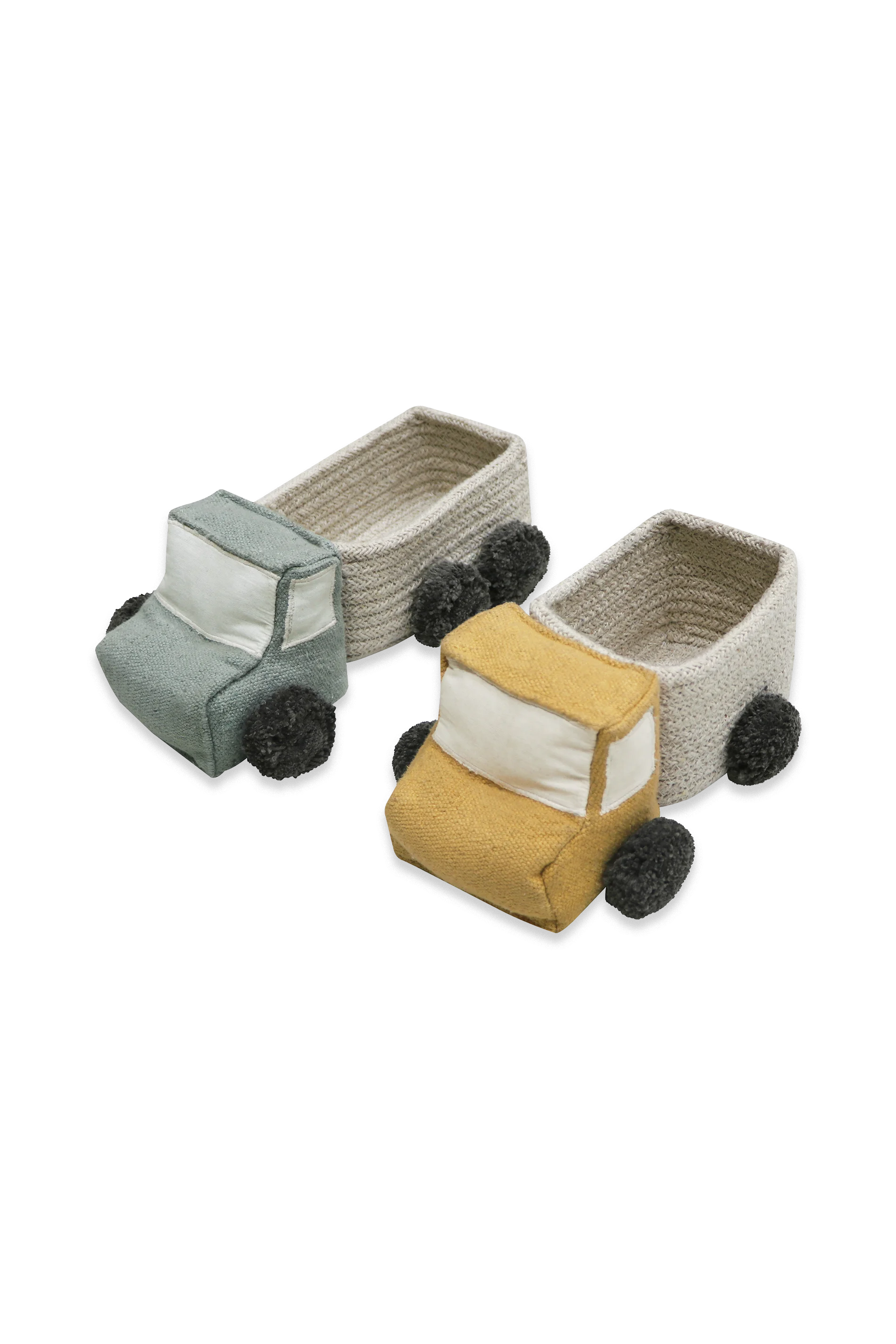 SET OF MINI PLAY BASKETS TRUCK