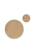 STONEWASHED PLACEMATS AND COASTERS OCHRE (SET OF 4)