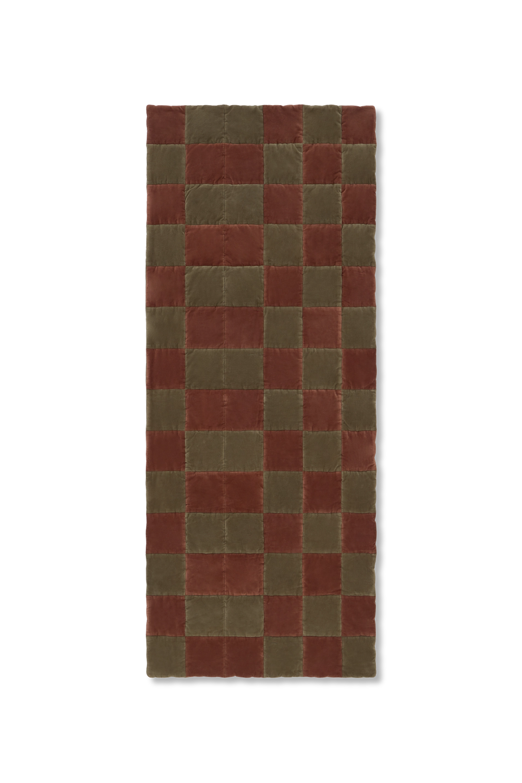 PLAID CHECKER BROWN