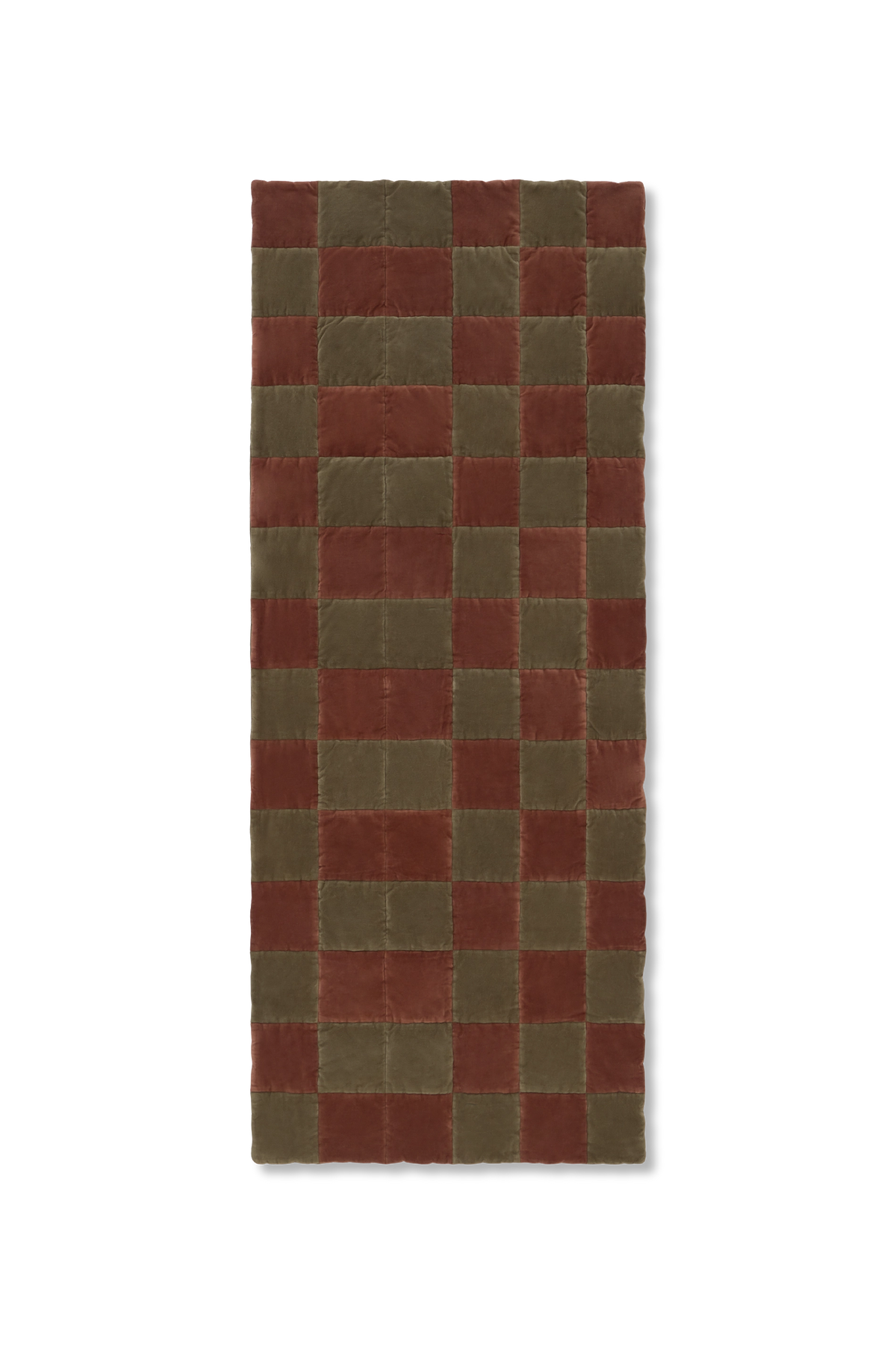 PLAID CHECKER BROWN