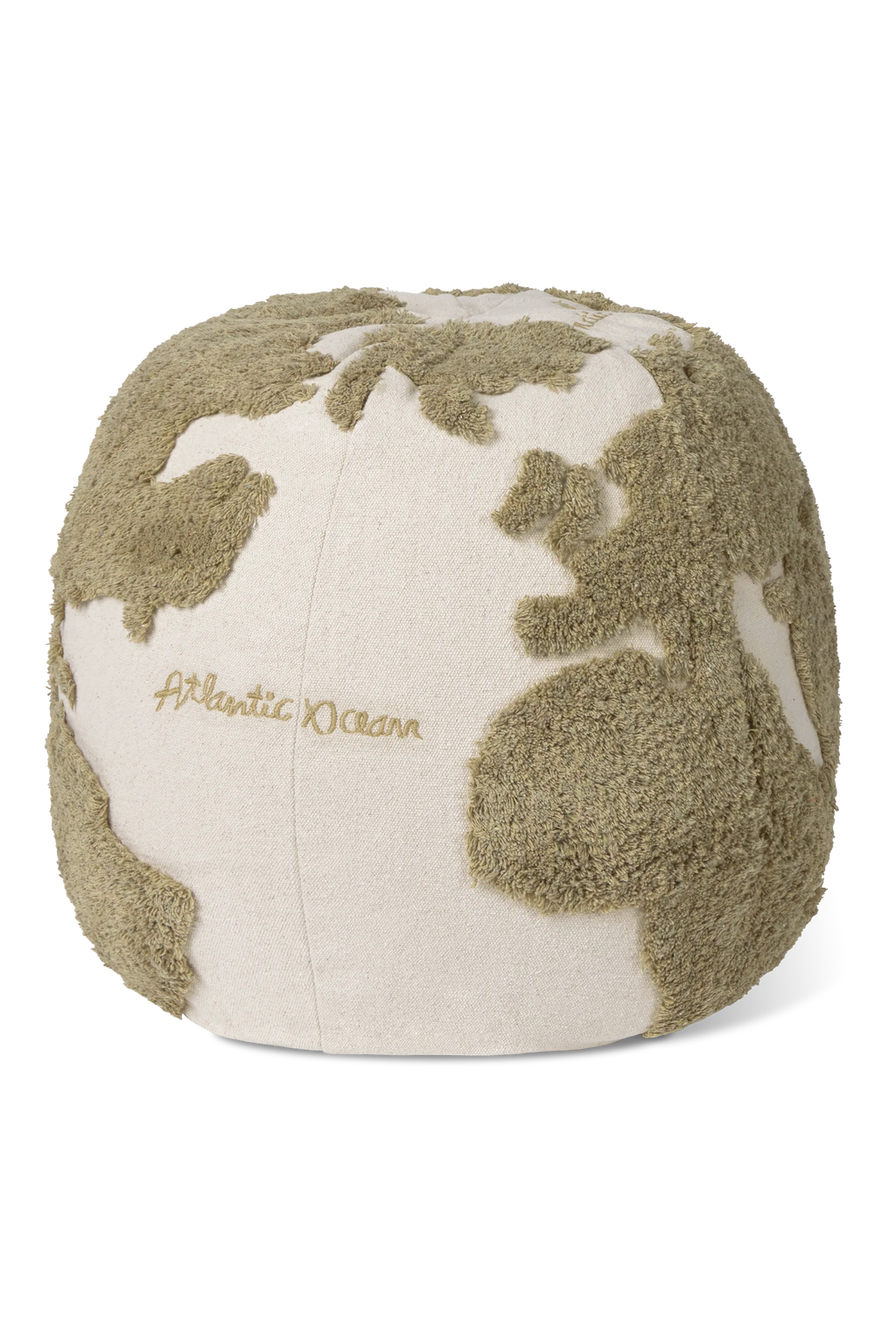 PUFF World Map Rugcycled