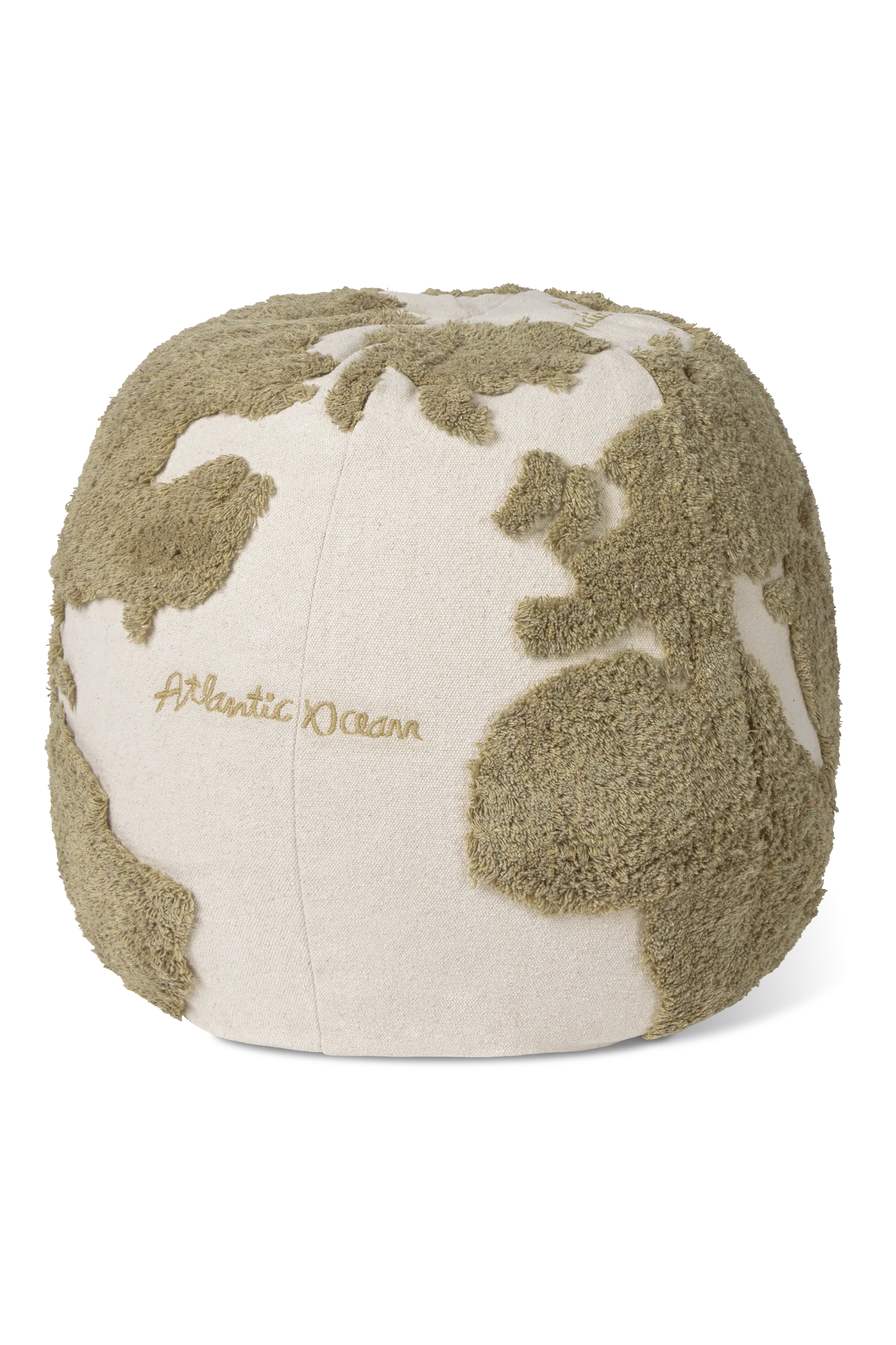 PUFF World Map Rugcycled
