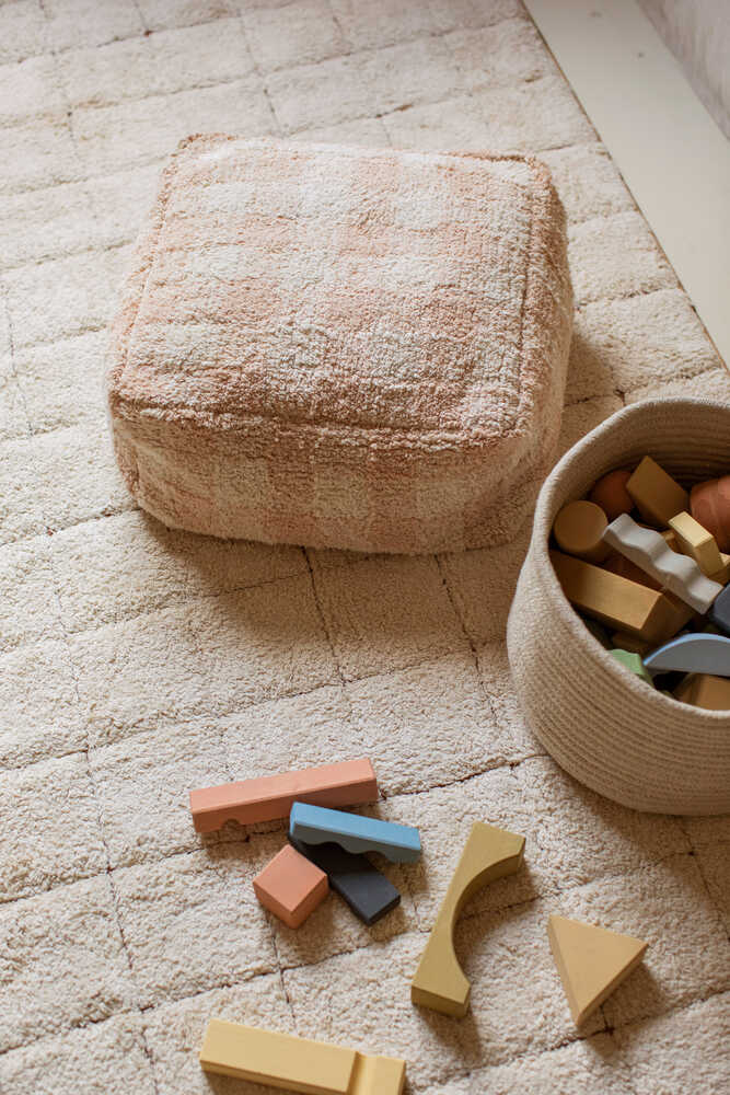 POUF VICHY ROSE-Poufs-Lorena Canals-5