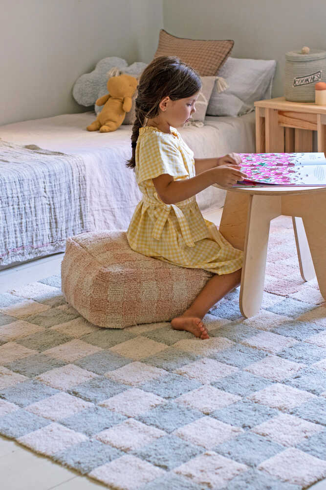POUF VICHY ROSE-Poufs-Lorena Canals-7