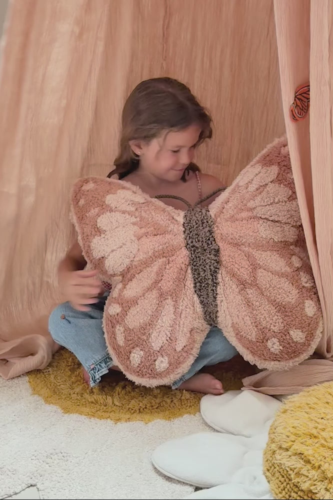 FLOOR CUSHION BUTTERFLY