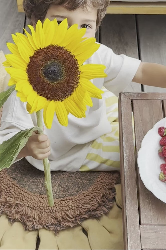 WASHABLE RUG SUNFLOWER