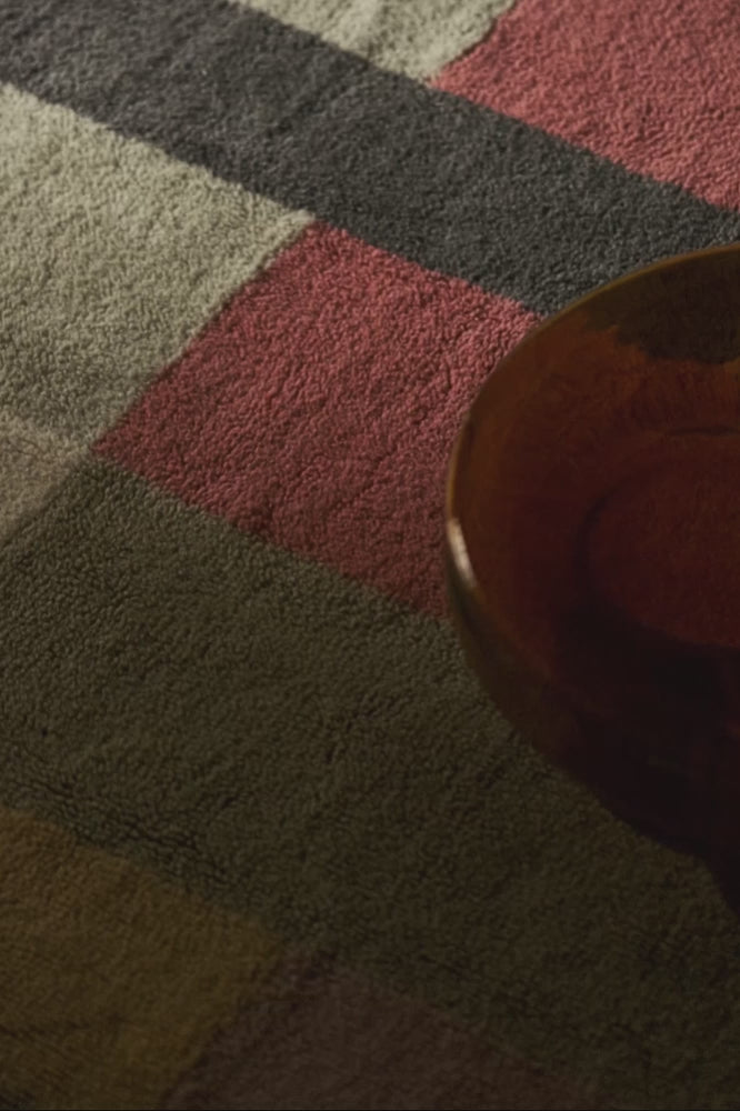 Wool Area Rug Chroma Palette