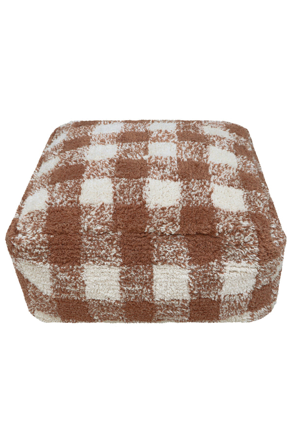 PUFF VICHY TOFFEE-Poufs-By Lorena Canals-1