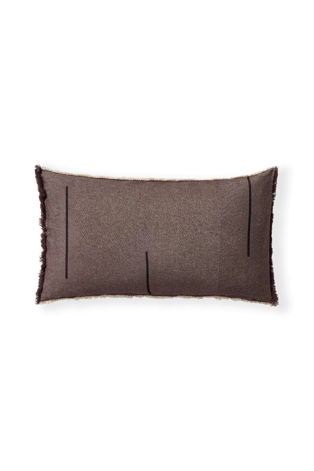 RECTANGULAR CUSHION VERTICAL COFFEBEAN