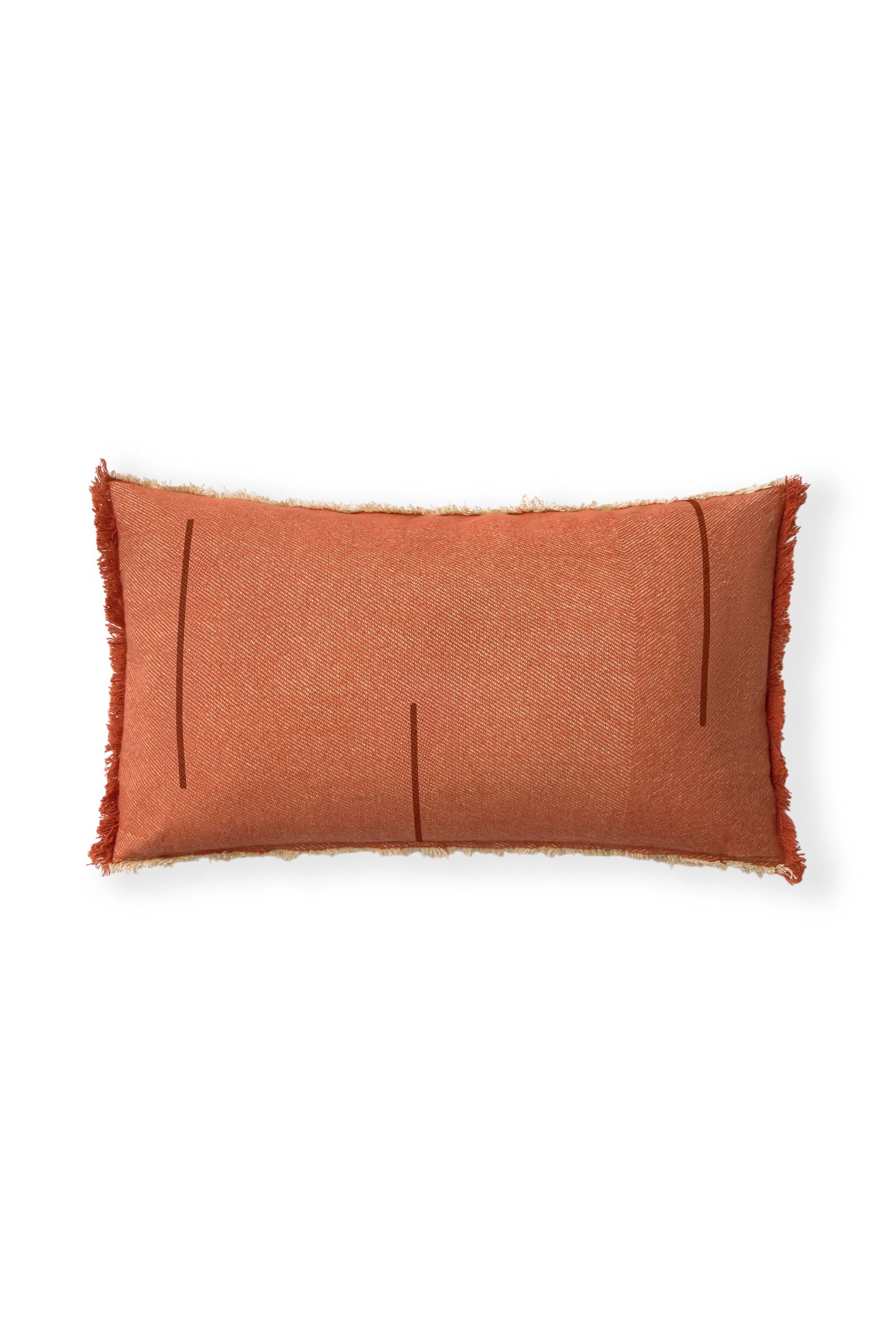 RECTANGULAR CUSHION VERTICAL NEW TERRACOTA