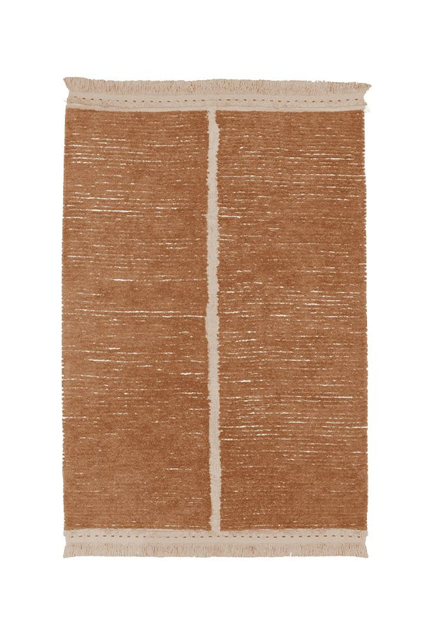 REVERSIBLE WASHABLE RUG DUETTO TOFFEE-Cotton Rugs-By Lorena Canals-1