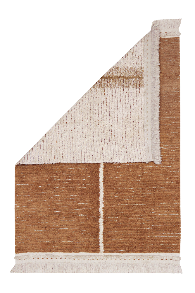 REVERSIBLE WASHABLE RUG DUETTO TOFFEE-Cotton Rugs-Lorena Canals-10