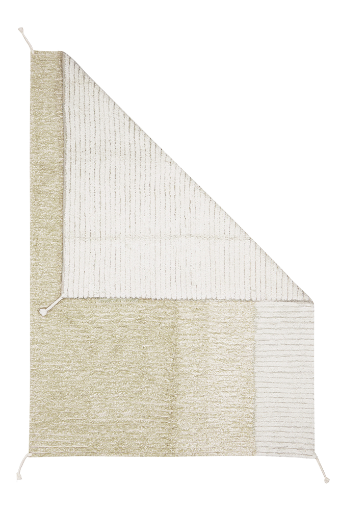 REVERSIBLE WASHABLE RUG GELATO GREEN-Cotton Rugs-Lorena Canals-6