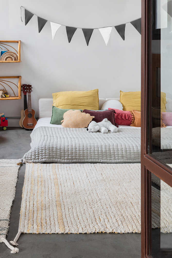 REVERSIBLE WASHABLE RUG TWIN AMBER-Cotton Rugs-Lorena Canals-3