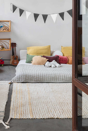 REVERSIBLE WASHABLE RUG TWIN AMBER-Cotton Rugs-Lorena Canals-3