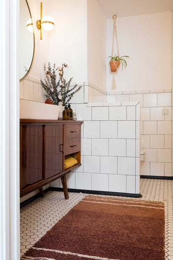 REVERSIBLE WASHABLE RUG TWIN TOFFEE-Cotton Rugs-Lorena Canals-2