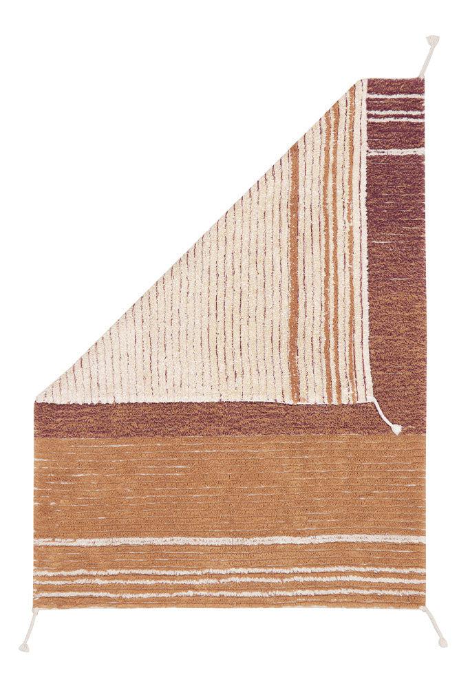 REVERSIBLE WASHABLE RUG TWIN TOFFEE-Cotton Rugs-Lorena Canals-8
