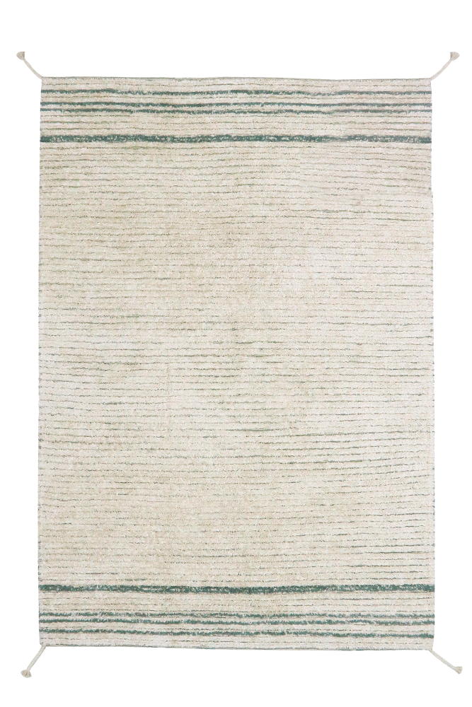 REVERSIBLE WASHABLE RUG TWIN VINTAGE BLUE-Cotton Rugs-Lorena Canals-7