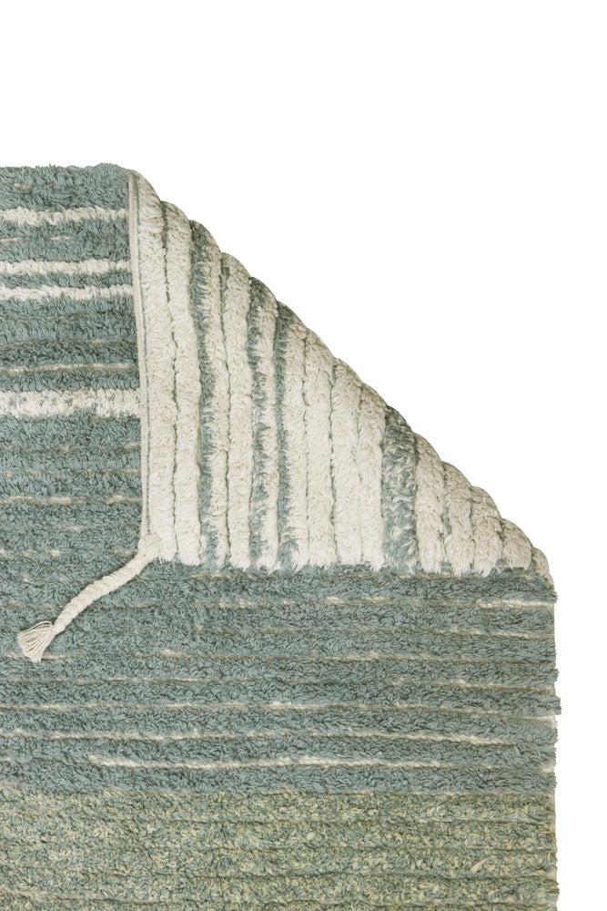 REVERSIBLE WASHABLE RUG TWIN VINTAGE BLUE-Cotton Rugs-Lorena Canals-9