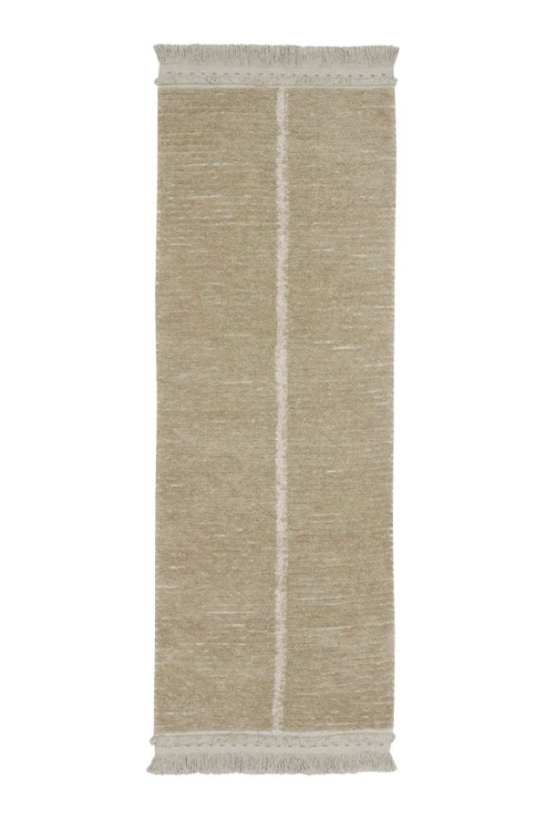 REVERSIBLE WASHABLE RUNNER RUG DUETTO SAGE-Cotton Rugs-By Lorena Canals-1