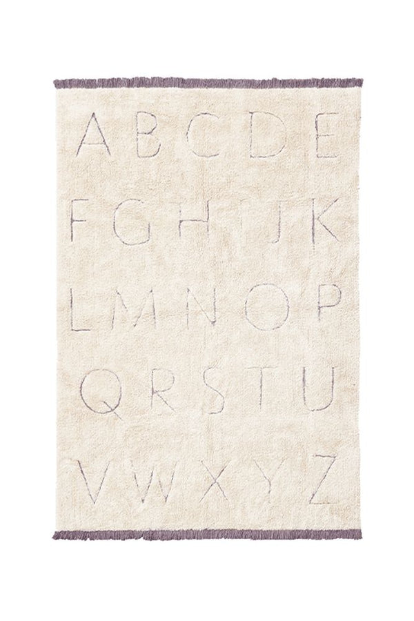 RUGCYCLED WASHABLE AREA RUG ABC-Rugcycled®-By Lorena Canals-1