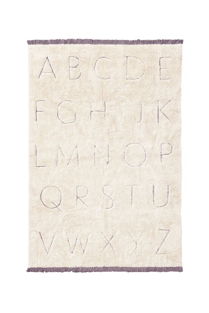 RUGCYCLED WASHABLE AREA RUG ABC-Rugcycled®-By Lorena Canals-1