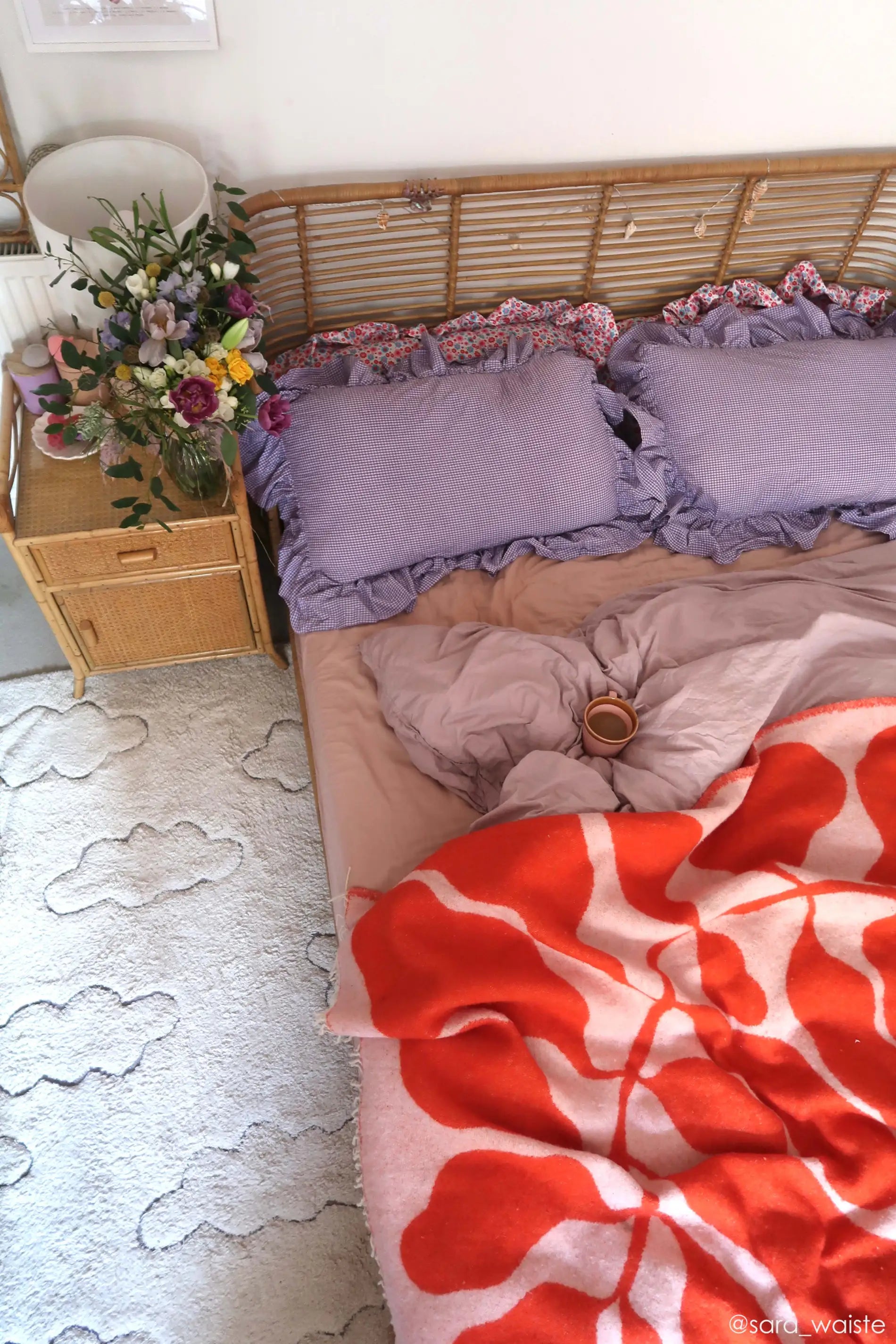 RUGCYCLED WASHABLE RUG CLOUDS